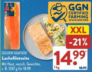 1kg Golden Seafood Lachsfiletseite