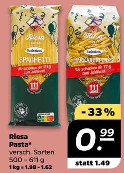 611g Riesa Pasta Spaghetti