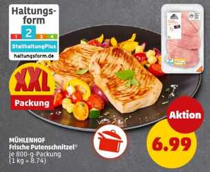 800g Frische Putenschnitzel