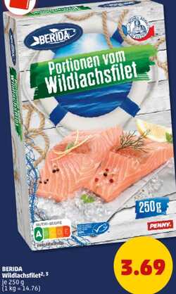 250g Portionen vom Wildlachsfilet