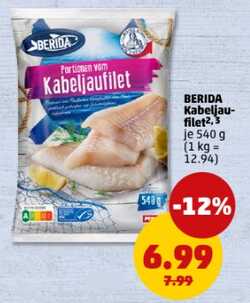 540g BERIDA Kabeljaufilet