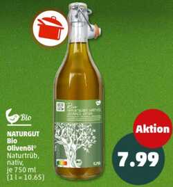 750ml NATURGUT Bio Olivenöl, naturtrüb