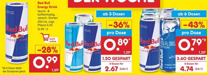 250ml Red Bull Energy Drink