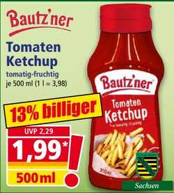 500ml Bautz'ner Tomaten Ketchup