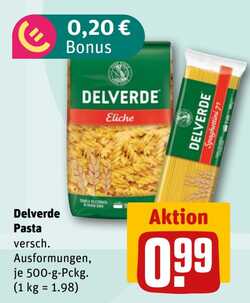 500g Delverde Pasta