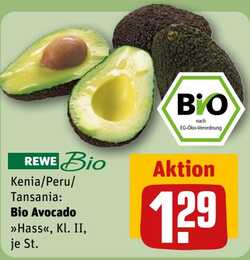 1 Stück Bio Avocado