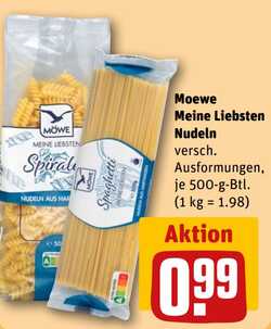 500g Moewes Meine Liebsten Nudeln
