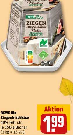 150g REWE Bio Ziegenfrischkäse