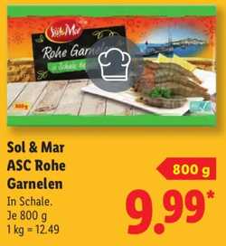 800g ASC Rohe Garnelen
