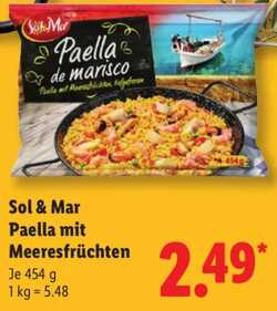 454g Sol & Mar Paella mit Meeresfrüchten