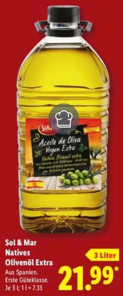 3l Natives Olivenöl Extra