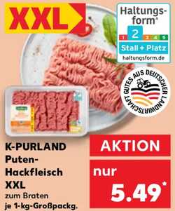 1kg K-Purland Puten-Hackfleisch