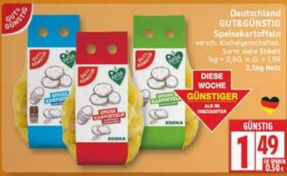 2.5kg Gut & Günstig Speisekartoffeln