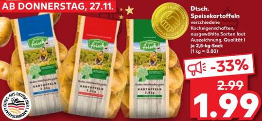 2,5kg Speisekartoffeln