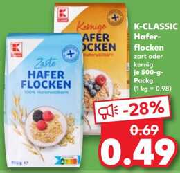 500g K-Classic Haferflocken