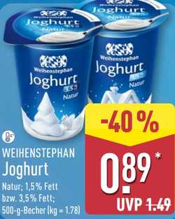 500g Weihenstephan Joghurt
