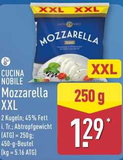 250g Mozzarella XXL