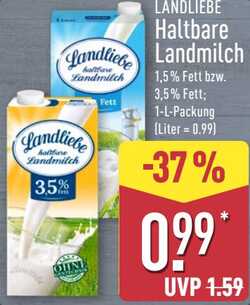 1l LANDLIEBE Haltbare Landmilch