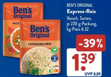220g Ben's Original Express-Reis