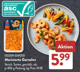 400g Marinierte Garnelen