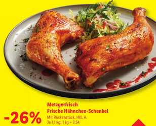 1,1kg Frische Hähnchen-Schenkel