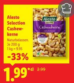 200g Alesto Selection Cashewkerne