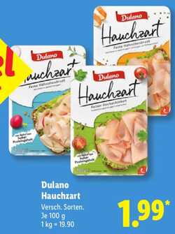 100g Dulano Hauchzart Feine Hähnchenbrust