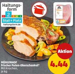 1kg MÜHLENHOF Frischer Puten-Oberschenkel