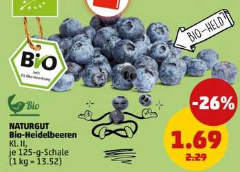 125g NATURGUT Bio-Heidelbeeren