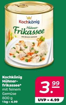 800g Kochkönig Hühnerfrikassee mit feinem Gemüse