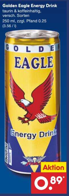 250ml Golden Eagle Energy Drink