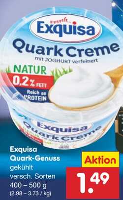 400g Exquisa Quark-Genuss