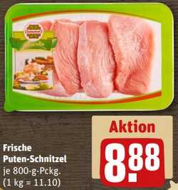 800g Frische Puten-Schnitzel