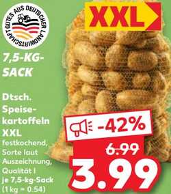 7,5kg Dtsch. Speisekartoffeln XXL