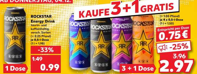 500ml ROCKSTAR Energy Drink
