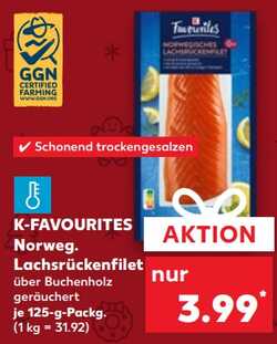 125g Norweg. Lachsrückenfilet