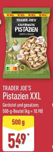 500g TRADER JOE'S Pistazien XXL
