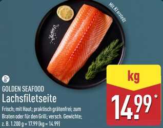 1kg GOLDEN SEAFOOD Lachsfiletseite