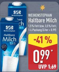 1l WEIHENSTEPHAN Haltbare Milch