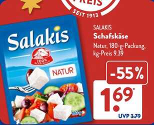 180g Salakis Schafskäse Natur