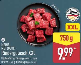 750g Rindergulasch XXL