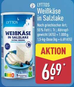 1,5kg LYTTOS Weißkäse in Salzlake