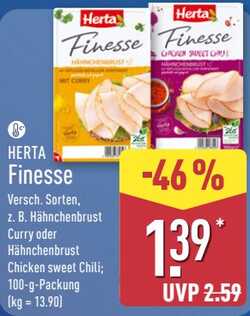 100g HERTA Finesse Hähnchenbrust