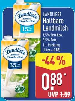 1l LANDLIEBE Haltbare Landmilch