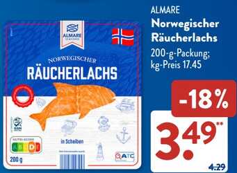 200g Norwegischer Räucherlachs