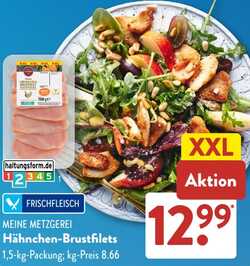 1,5kg Meine Metzgerei Hähnchen-Brustfilets