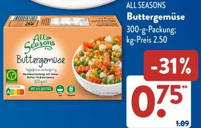 300g All Seasons Buttergemüse