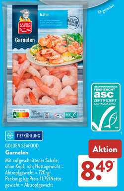 720g Golden Seafood Garnelen