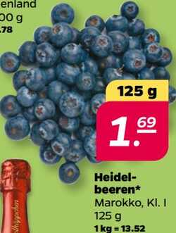 125g Heidelbeeren Marokko