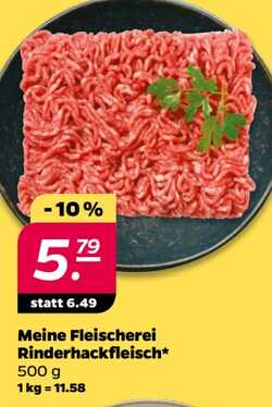500g Meine Fleischerei Rinderhackfleisch